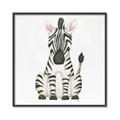 Picture of Nursery Zebra _GroupedProduct_Square_Mini_ _GroupedProduct_Square_Canvas_Framed_