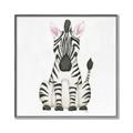 Picture of Nursery Zebra _GroupedProduct_Square_Mini_ _GroupedProduct_Square_Canvas_Framed_