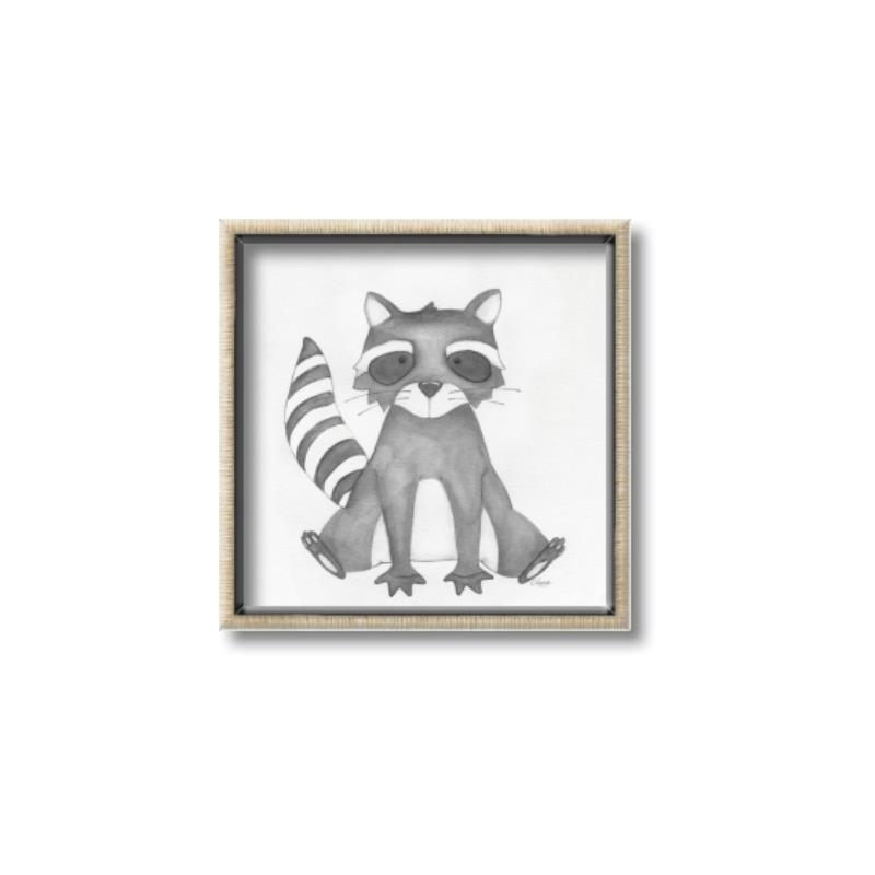 Picture of Nursery Raccoon _GroupedProduct_Square_Mini_ _GroupedProduct_Square_Canvas_Framed_