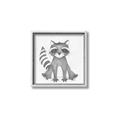 Picture of Nursery Raccoon _GroupedProduct_Square_Mini_ _GroupedProduct_Square_Canvas_Framed_