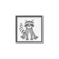 Picture of Nursery Raccoon _GroupedProduct_Square_Mini_ _GroupedProduct_Square_Canvas_Framed_