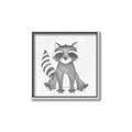 Picture of Nursery Raccoon _GroupedProduct_Square_Mini_ _GroupedProduct_Square_Canvas_Framed_