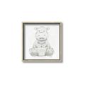 Picture of Nursery Hippo _GroupedProduct_Square_Mini_ _GroupedProduct_Square_Canvas_Framed_