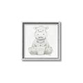 Picture of Nursery Hippo _GroupedProduct_Square_Mini_ _GroupedProduct_Square_Canvas_Framed_