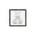 Picture of Nursery Hippo _GroupedProduct_Square_Mini_ _GroupedProduct_Square_Canvas_Framed_