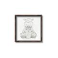 Picture of Nursery Hippo _GroupedProduct_Square_Mini_ _GroupedProduct_Square_Canvas_Framed_