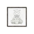 Picture of Nursery Hippo _GroupedProduct_Square_Mini_ _GroupedProduct_Square_Canvas_Framed_