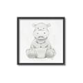 Picture of Nursery Hippo _GroupedProduct_Square_Mini_ _GroupedProduct_Square_Canvas_Framed_