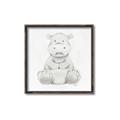 Picture of Nursery Hippo _GroupedProduct_Square_Mini_ _GroupedProduct_Square_Canvas_Framed_
