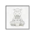 Picture of Nursery Hippo _GroupedProduct_Square_Mini_ _GroupedProduct_Square_Canvas_Framed_