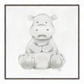 Picture of Nursery Hippo _GroupedProduct_Square_Mini_ _GroupedProduct_Square_Canvas_Framed_