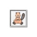 Picture of Nursery Beaver _GroupedProduct_Square_Mini_ _GroupedProduct_Square_Canvas_Framed_