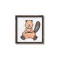 Picture of Nursery Beaver _GroupedProduct_Square_Mini_ _GroupedProduct_Square_Canvas_Framed_