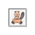 Picture of Nursery Beaver _GroupedProduct_Square_Mini_ _GroupedProduct_Square_Canvas_Framed_