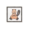 Picture of Nursery Beaver _GroupedProduct_Square_Mini_ _GroupedProduct_Square_Canvas_Framed_