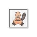 Picture of Nursery Beaver _GroupedProduct_Square_Mini_ _GroupedProduct_Square_Canvas_Framed_
