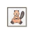 Picture of Nursery Beaver _GroupedProduct_Square_Mini_ _GroupedProduct_Square_Canvas_Framed_