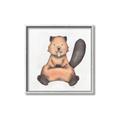 Picture of Nursery Beaver _GroupedProduct_Square_Mini_ _GroupedProduct_Square_Canvas_Framed_