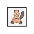 Picture of Nursery Beaver _GroupedProduct_Square_Mini_ _GroupedProduct_Square_Canvas_Framed_