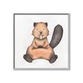 Picture of Nursery Beaver _GroupedProduct_Square_Mini_ _GroupedProduct_Square_Canvas_Framed_