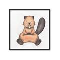 Picture of Nursery Beaver _GroupedProduct_Square_Mini_ _GroupedProduct_Square_Canvas_Framed_