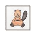 Picture of Nursery Beaver _GroupedProduct_Square_Mini_ _GroupedProduct_Square_Canvas_Framed_