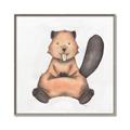 Picture of Nursery Beaver _GroupedProduct_Square_Mini_ _GroupedProduct_Square_Canvas_Framed_