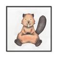 Picture of Nursery Beaver _GroupedProduct_Square_Mini_ _GroupedProduct_Square_Canvas_Framed_