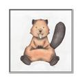 Picture of Nursery Beaver _GroupedProduct_Square_Mini_ _GroupedProduct_Square_Canvas_Framed_