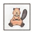 Picture of Nursery Beaver _GroupedProduct_Square_Mini_ _GroupedProduct_Square_Canvas_Framed_