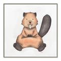 Picture of Nursery Beaver _GroupedProduct_Square_Mini_ _GroupedProduct_Square_Canvas_Framed_