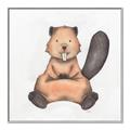 Picture of Nursery Beaver _GroupedProduct_Square_Mini_ _GroupedProduct_Square_Canvas_Framed_