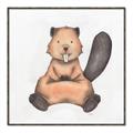 Picture of Nursery Beaver _GroupedProduct_Square_Mini_ _GroupedProduct_Square_Canvas_Framed_