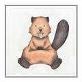 Picture of Nursery Beaver _GroupedProduct_Square_Mini_ _GroupedProduct_Square_Canvas_Framed_