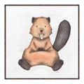 Picture of Nursery Beaver _GroupedProduct_Square_Mini_ _GroupedProduct_Square_Canvas_Framed_