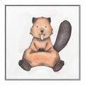Picture of Nursery Beaver _GroupedProduct_Square_Mini_ _GroupedProduct_Square_Canvas_Framed_