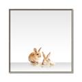 Picture of Together Bunnies _GroupedProduct_Square_Mini_ _GroupedProduct_Square_Canvas_Framed_