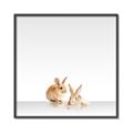 Picture of Together Bunnies _GroupedProduct_Square_Mini_ _GroupedProduct_Square_Canvas_Framed_