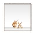 Picture of Together Bunnies _GroupedProduct_Square_Mini_ _GroupedProduct_Square_Canvas_Framed_
