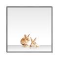Picture of Together Bunnies _GroupedProduct_Square_Mini_ _GroupedProduct_Square_Canvas_Framed_