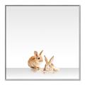 Picture of Together Bunnies _GroupedProduct_Square_Mini_ _GroupedProduct_Square_Canvas_Framed_