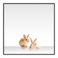 Picture of Together Bunnies _GroupedProduct_Square_Mini_ _GroupedProduct_Square_Canvas_Framed_