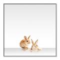 Picture of Together Bunnies _GroupedProduct_Square_Mini_ _GroupedProduct_Square_Canvas_Framed_