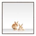 Picture of Together Bunnies _GroupedProduct_Square_Mini_ _GroupedProduct_Square_Canvas_Framed_