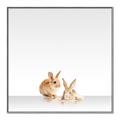 Picture of Together Bunnies _GroupedProduct_Square_Mini_ _GroupedProduct_Square_Canvas_Framed_