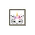 Picture of Caticorn _GroupedProduct_Square_Mini_ _GroupedProduct_Square_Canvas_Framed_