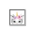 Picture of Caticorn _GroupedProduct_Square_Mini_ _GroupedProduct_Square_Canvas_Framed_