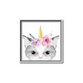 Picture of Caticorn _GroupedProduct_Square_Mini_ _GroupedProduct_Square_Canvas_Framed_