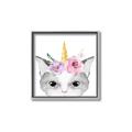 Picture of Caticorn _GroupedProduct_Square_Mini_ _GroupedProduct_Square_Canvas_Framed_