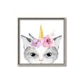 Picture of Caticorn _GroupedProduct_Square_Mini_ _GroupedProduct_Square_Canvas_Framed_